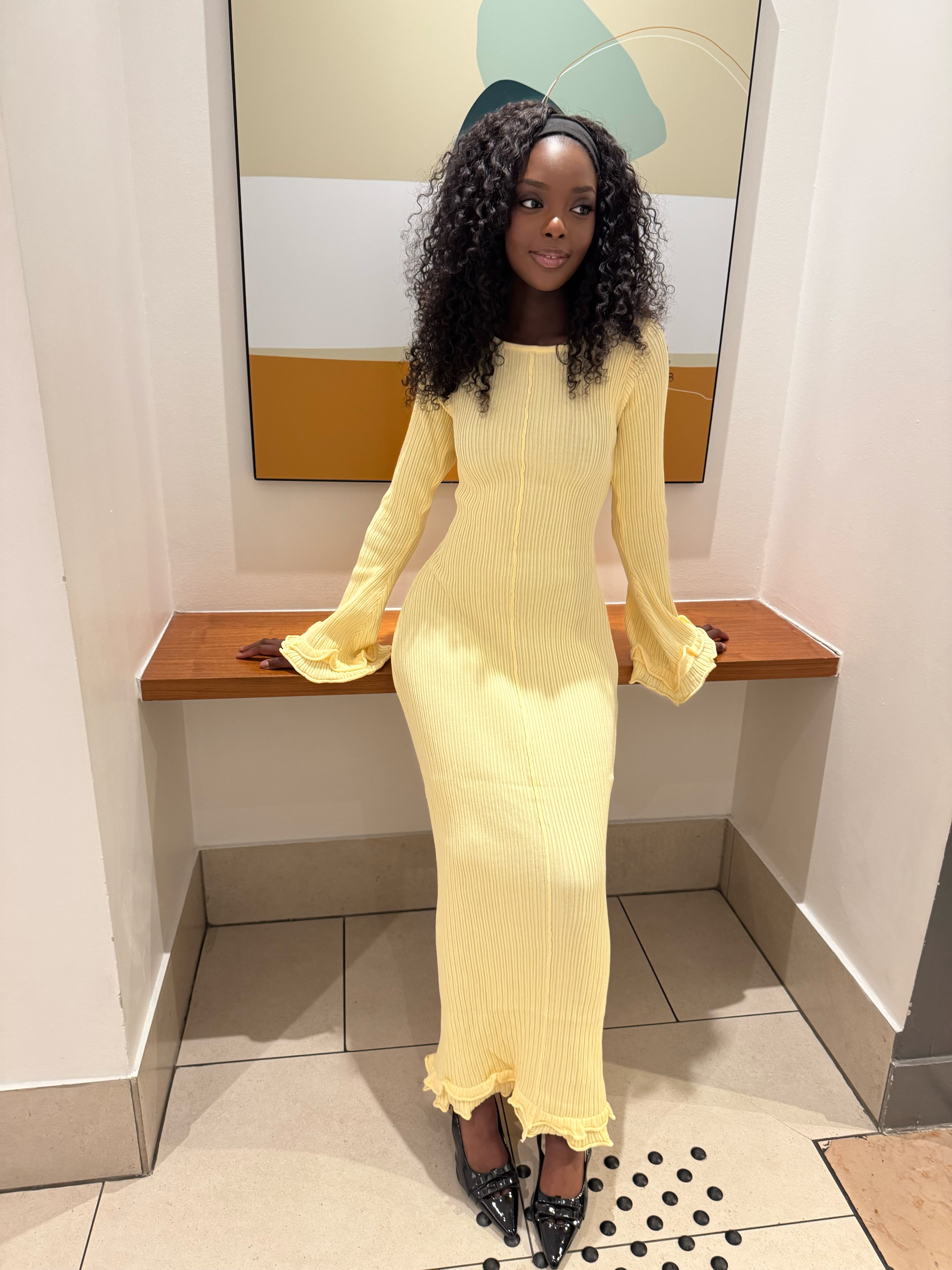 Robe Mila jaune