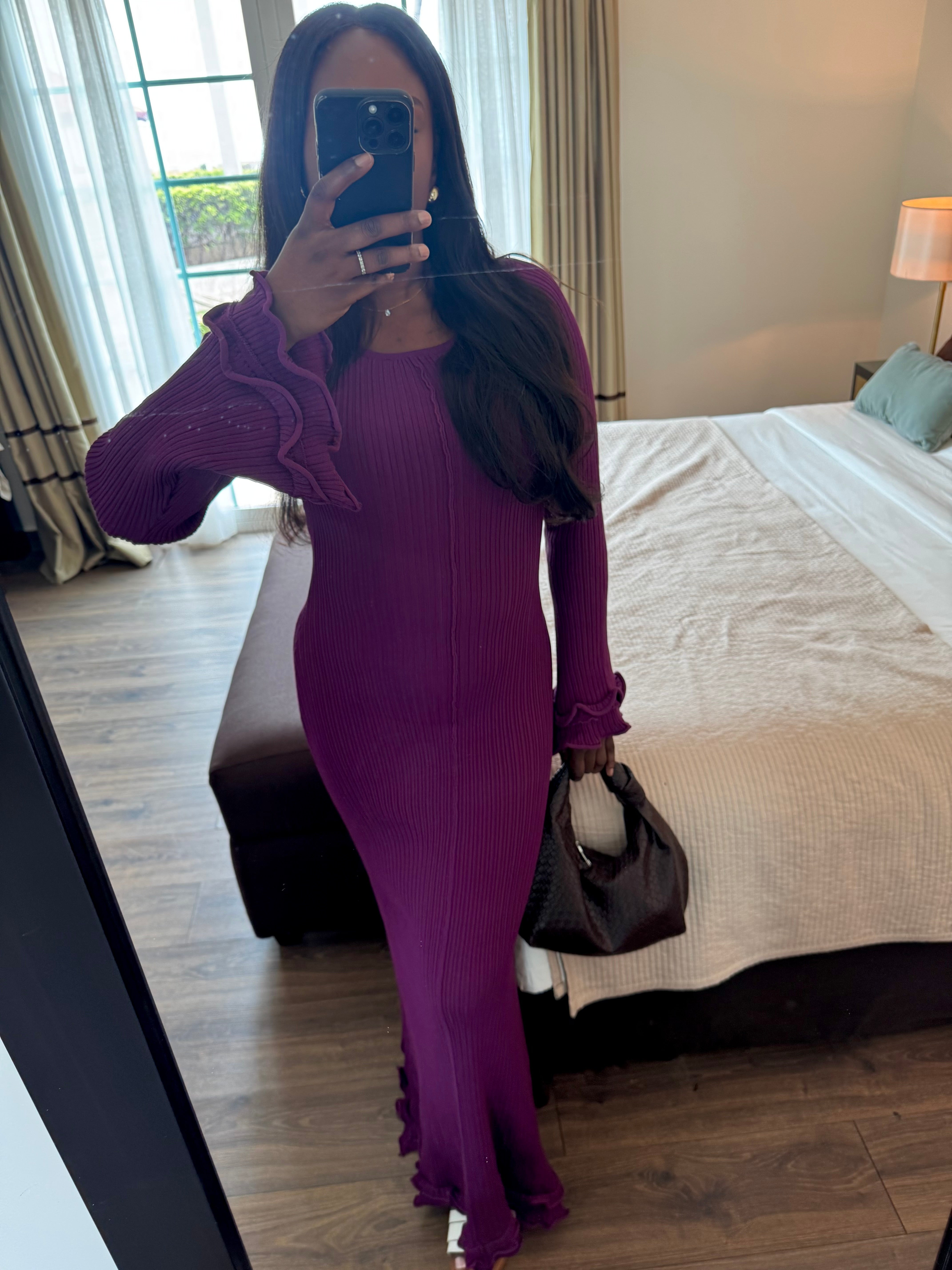 Robe Safiya ( violet )