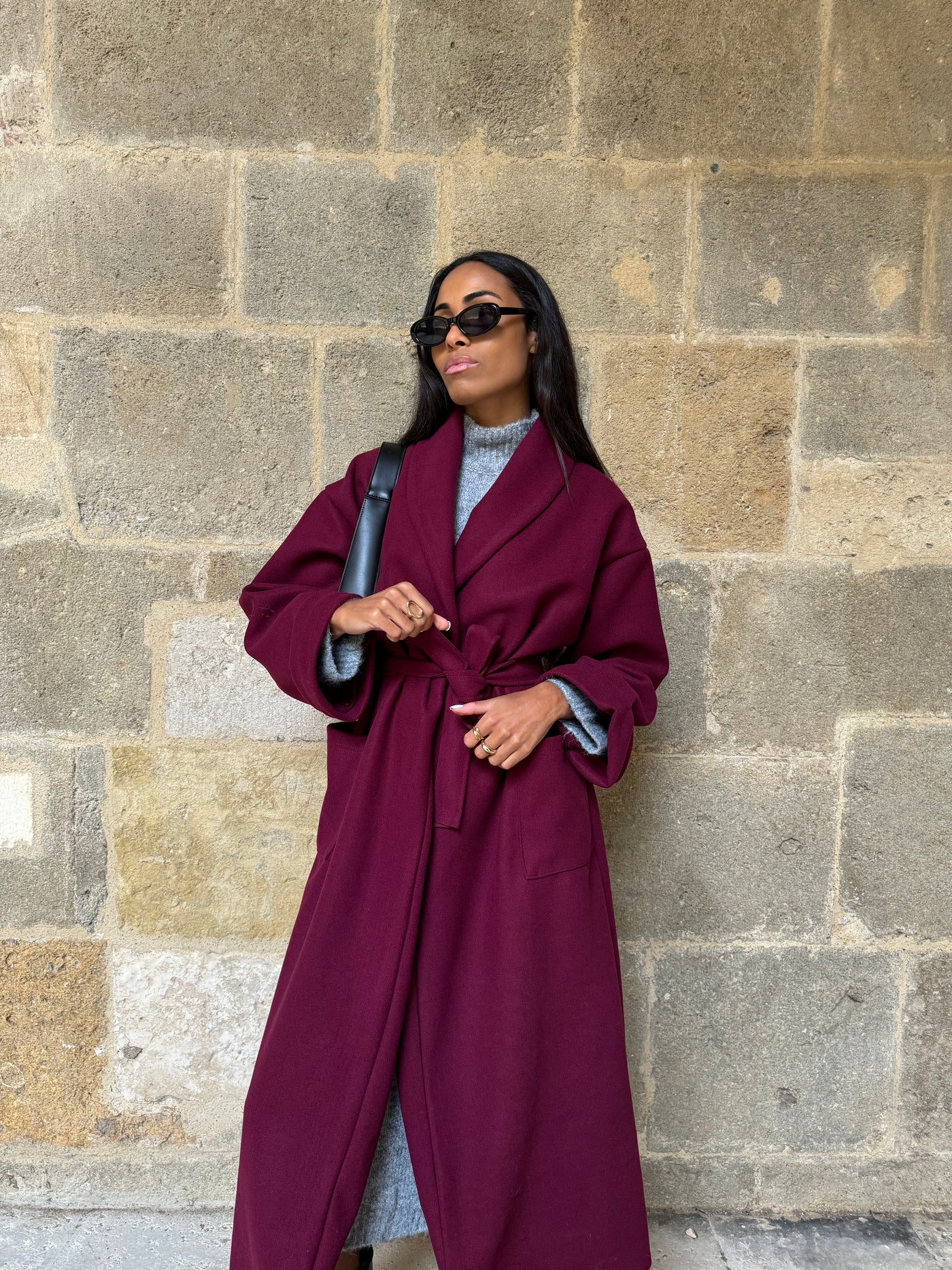 Manteau fenty [ Bordeaux ]