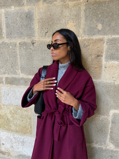 Manteau fenty [ Bordeaux ]