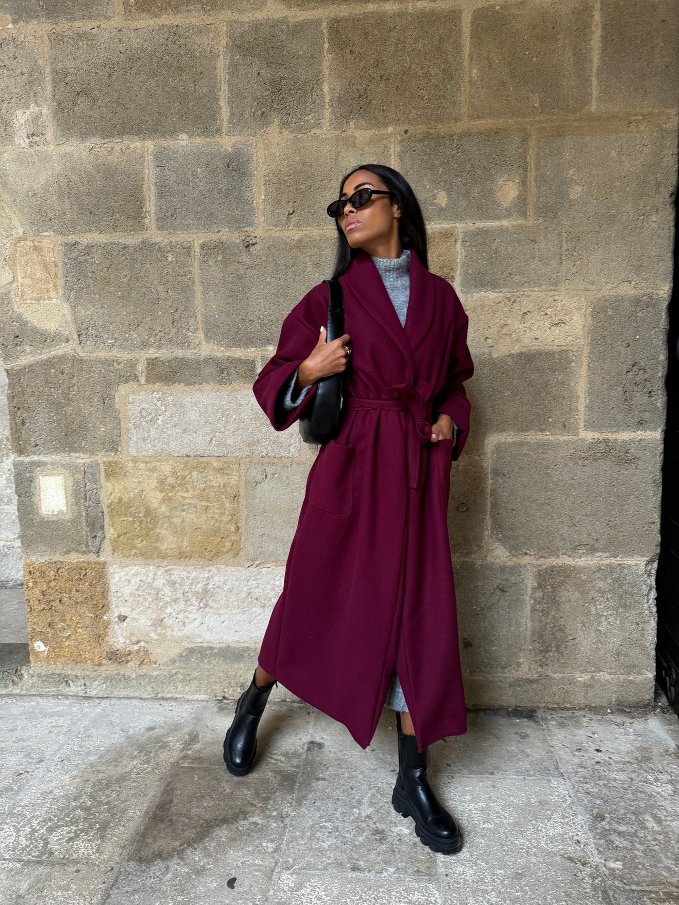 Manteau fenty [ Bordeaux ]