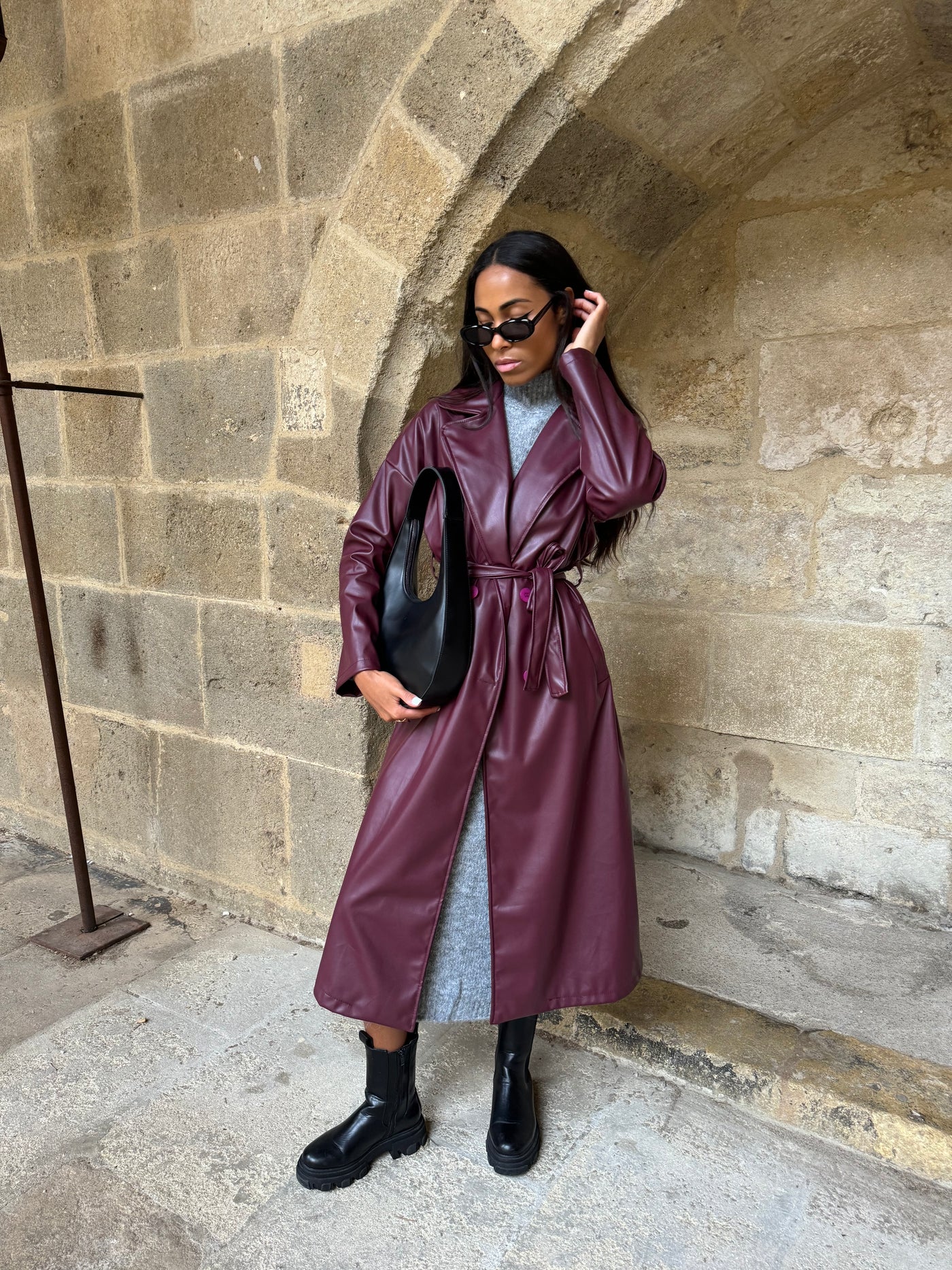 Trench Burgundy