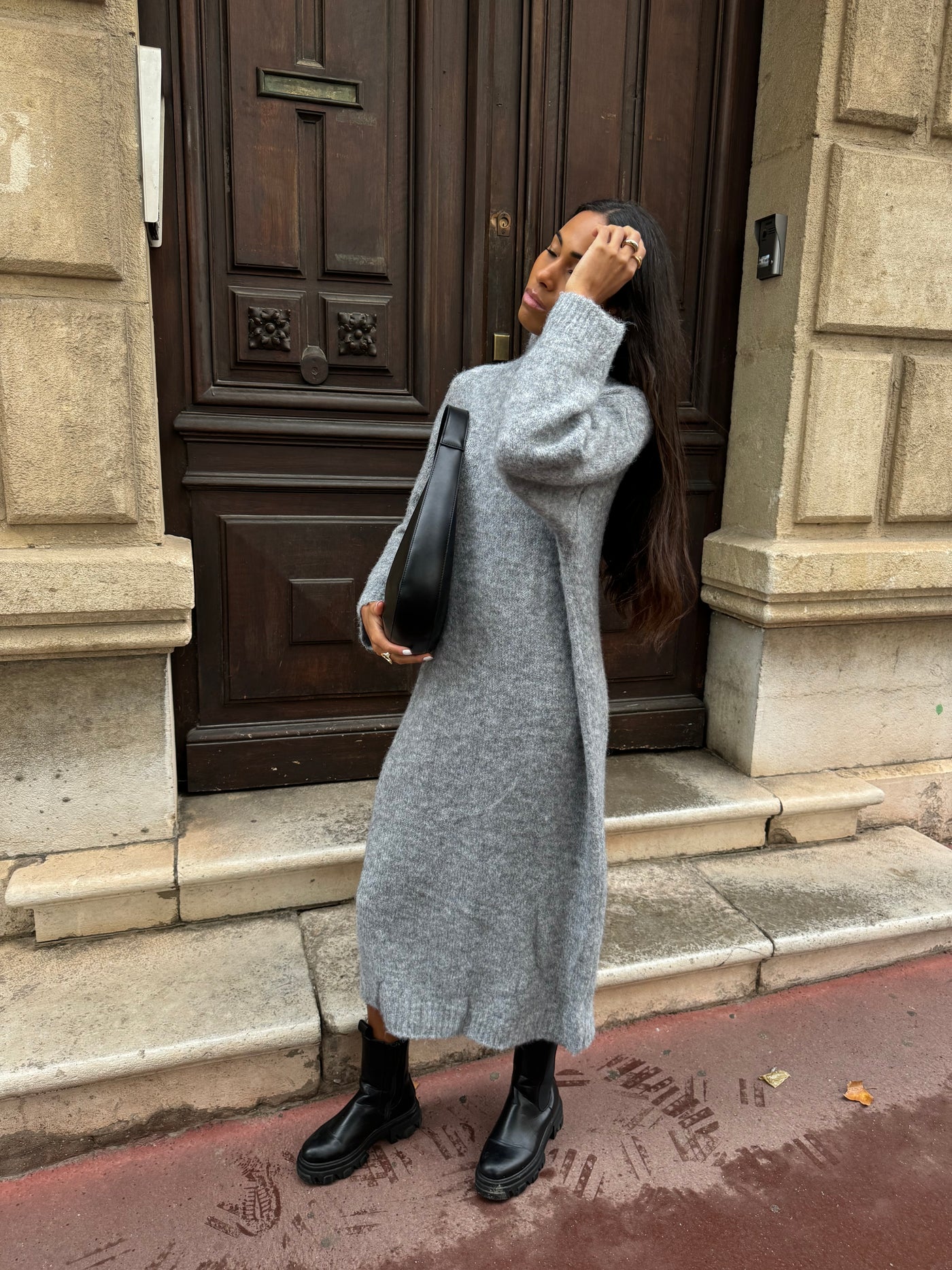 Pull robe [ Gris ]