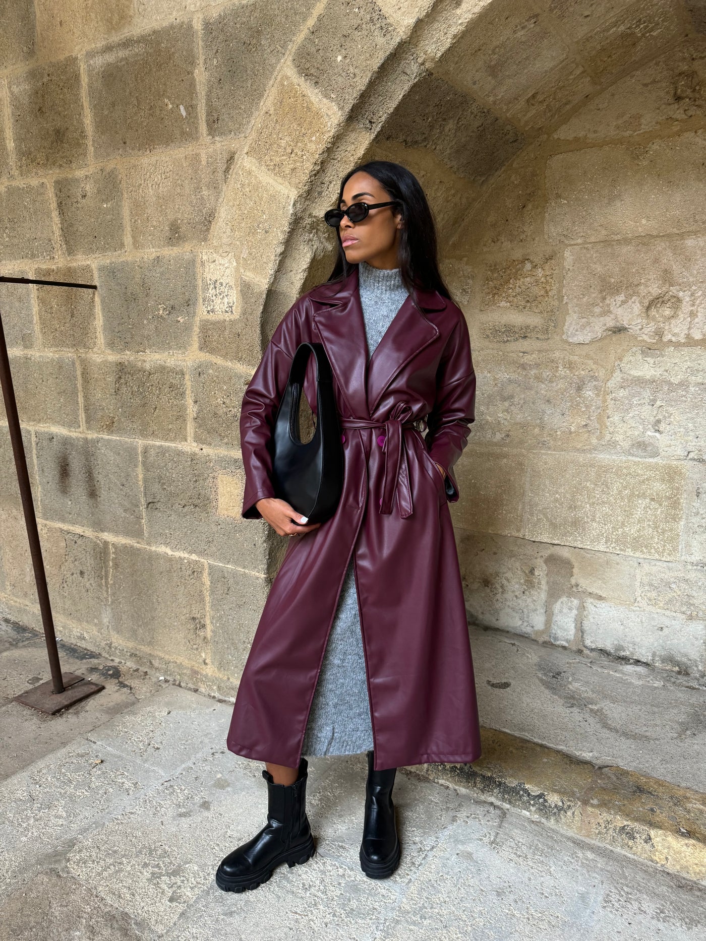 Trench Burgundy